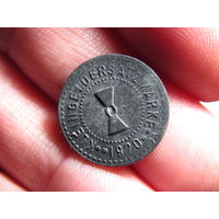 Германия. 1 пфенниг.1920.Город Мюльхаузен. С 20 копеек. Распродажа коллекции. Смотрите другие лоты.