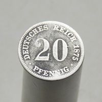 Германия 20 пфеннигов 1875 G