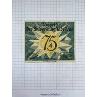 Нотгельд 75 пфеннигов Германия Йена-0501