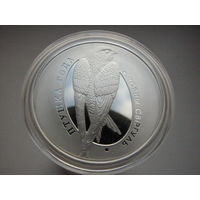 "Чорны свіргуль" ("Чёрный стриж"), 2012 год,  10 рублей, птица года, серебро, идеал  + сертификат, буклет