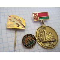 Три значка/10 с рубля!