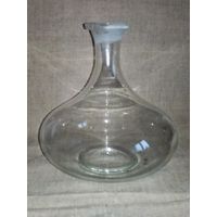Графин СССР с широким дном без пробки