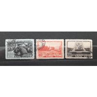 СССР 1951г. Серия из 3 марок. 5 лет Народной республике Болгария. гаш.