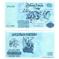 Алжир 100 динаров  1992 год  UNC