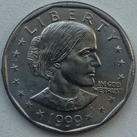 США 1 доллар 1999 г. P. Сьюзен Энтони