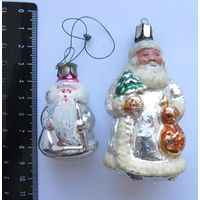 Все лоты с рубля.Елочные игрушки Сказки,Дед мороз 2 шт.,СССР