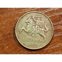 Литва 50 центов 2000