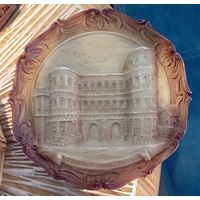 Сувенирная тарелочка ''Trier Porta Nigra'' из Германии