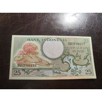 Индонезия 25 рупий образца 1959 года AUNC p67