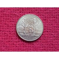 США 25 центов 2001 г. Вермонт P