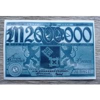 Werty71 Германия 2000000 марок 1923 банкнота Бремен 2 миллиона