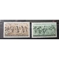 Германия, ГДР 1954 г. Mi.426-427 MNH** полная серия