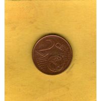 Кипр 2 цента 2008г.