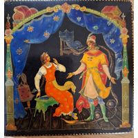 Шкатулка лаковая, Палех, 1965 г.