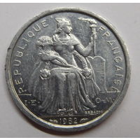 Французская Полинезия 1 франк 1982 г