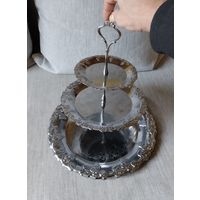 Фруктовница 3 уровня нержавейка