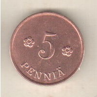 Финляндия 5 пенни 1938