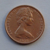 Новая Зеландия 1 цент. 1972 г.