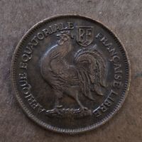 Французская Экваториальная Африка 1 франк, 1943 КМ# 2а