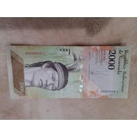 Венесуэла 2000 UNC c рубля