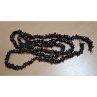 Бусы СССР. Гранат. 78см