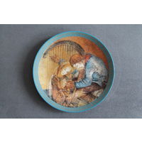 Тарелка коллекционная настенная [1982г., Германия, Koenigszelt Bavaria, Музыка, Bradex #22-K46-3.1] D=19,5см.