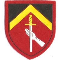 Нарукавный знак  командования тылового обеспечения сухопутных войск Бельгии