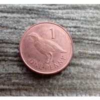 Werty71 Гибралтар 1 пенни 2012 птица куропатка