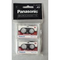Пара кассет для диктофона Panasonic, запечатанные