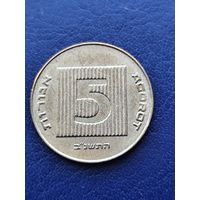 Израиль 5 агорот 1992