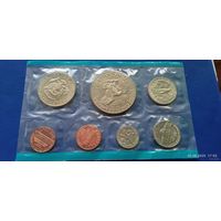 Сборка 1 доллар 50,25,10,5 и 1 центы 1973 США (UNC)В лоте 6 монет