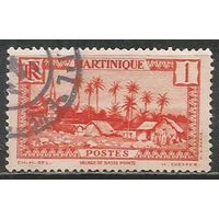 Мартиника. Деревня островитян. 1933г. Mi#126.
