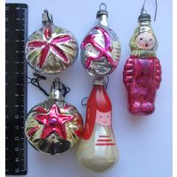 Все лоты с рубля.Елочные игрушки Агитация,СССР