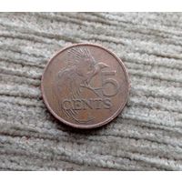 Werty71 Тринидад и Тобаго 5 центов 1990 Райская птица