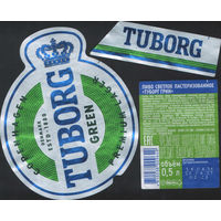 Пивная этикетка -  TUBORG (Алiварыя)