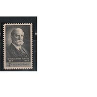 США-1962, (Мих.825),  **   ,  Личности  (одиночка)