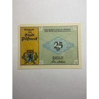 25 пфенингов (нотгельды) г. Германия.-1012