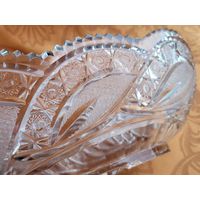 Ладья. Ваза для фруктов. Хрусталь