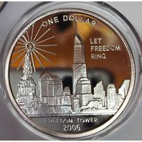 1 доллар 2006 унция серебра! Независимость! острова Кука!