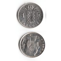 1 франк Бельгия 1988 года