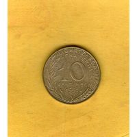 Франция 10 сантимов 1997г.