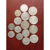 Набор раннего серебра 15 штук.