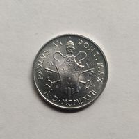 Ватикан 1 лира 1967 г.