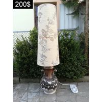 Большая Лампа / Торшер, Керамика, Европа. 70-80 е гг. ХХ века