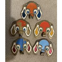 Детская вешалка - крючок Слон, слоник Цена за 1 Латунь СССР