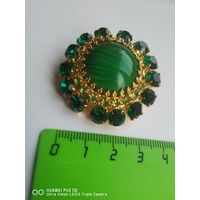 Красивейшая брошь Чехословакия  в очень хорошем состоянии самая привлекательная цена трёхдневный аукцион