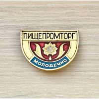 Значок Пищепромторг Молодечно