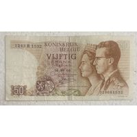 Банкнота 50 франков 1966 год. Бельгия