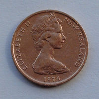 Новая Зеландия 1 цент. 1974 г.