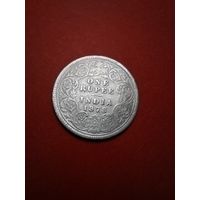 1 рупия 1878. Индия. Серебро. С рубля. (06) Не частые.